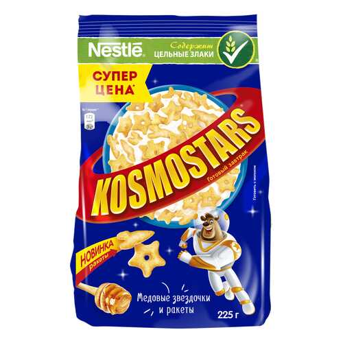 Готовые завтраки Nestle медовый пакет kosmostars 225 г в Верный