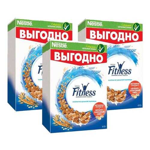 Хлопья Fitness 14 дней пшеничные с витаминами и минералами 3*410 г в Верный