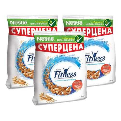 Хлопья Fitness пшеничные с витаминами и минералами 3*250 г в Верный