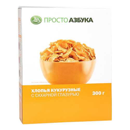 Хлопья кукурузные Просто Азбука Корн Флейкс 300 г в Верный
