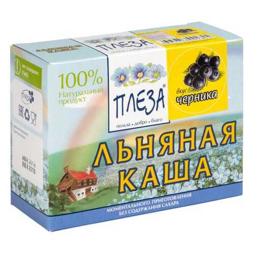 Каша льняная Плеза черника 200 г в Верный