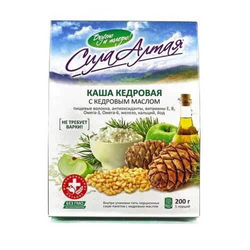 Каша Специалист кедровая с кедровым маслом 200 г в Верный