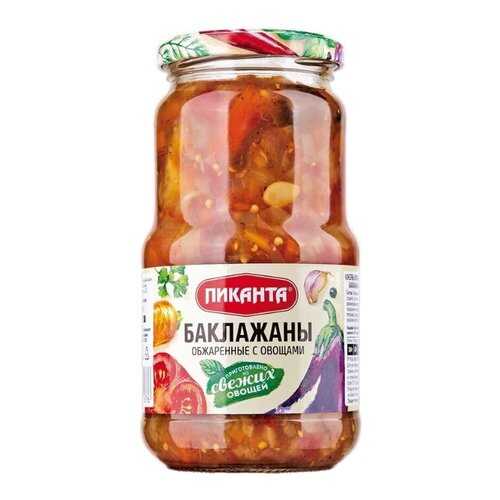 Баклажаны Пиканта обжаренные с овощами с овощами 520 г в Верный