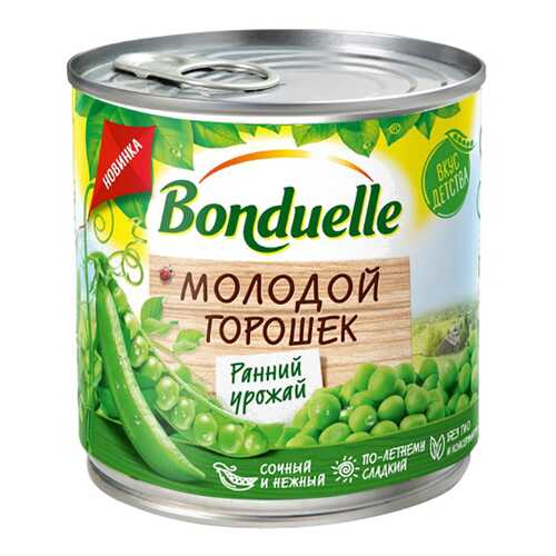 Горошек Bonduelle зеленый молодой 400г в Верный