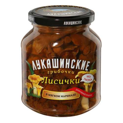 Лисички Лукашинские грибочки в мягком маринаде 340 г в Верный