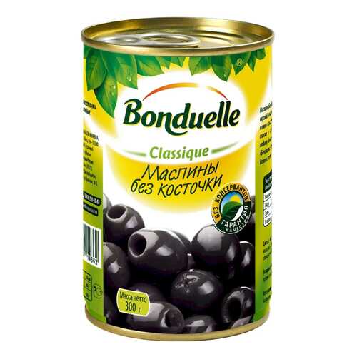Маслины Bonduelle черные без косточки 300 г в Верный