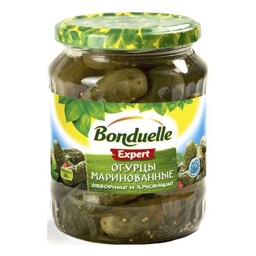 Огурцы Bonduelle маринованные 6-9см 680 г в Верный