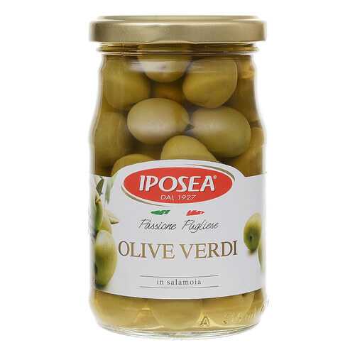 Оливки Iposea барийские с косточкой 290 г в Верный