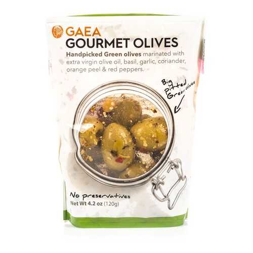 Оливки зелёные без косточки Гурмэ Gaea 120 г, Греция в Верный