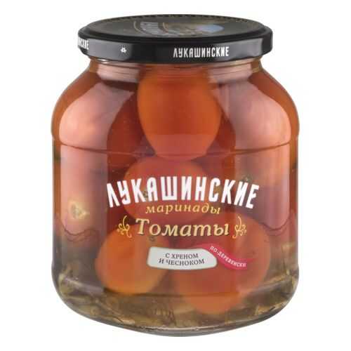 Томаты Лукашинские маринады с хреном и чесноком 670 г в Верный