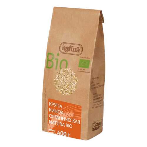 Крупа Natura Bio киноа органическая 400 г в Верный