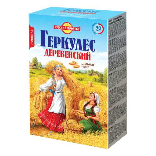 Крупа овсяная цельнозерновая Геркулес деревенский 500 г в Верный
