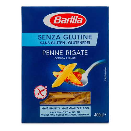 Макаронные изделия Barilla Пенне Ригате без глютена 400г Италия в Верный