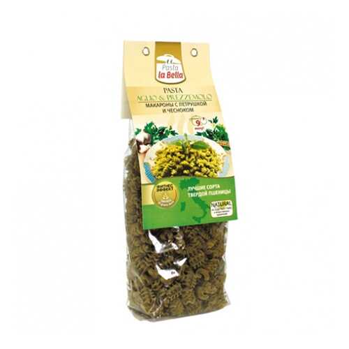 Макароны pasta la Bella с петрушкой и чесноком в Верный