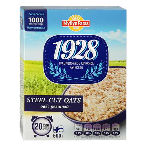 Овес Myllyn Paras Steel Cut Oats резаный 500г в Верный