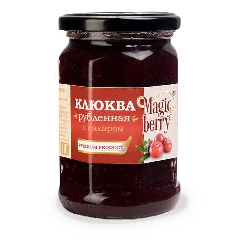 Клюква Magic Berry рубленная с сахаром 320г Беларусь в Верный