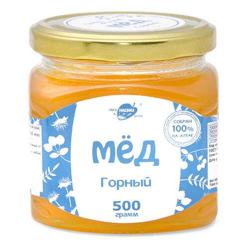 Мед горный Образ жизни 0.5 кг в Верный