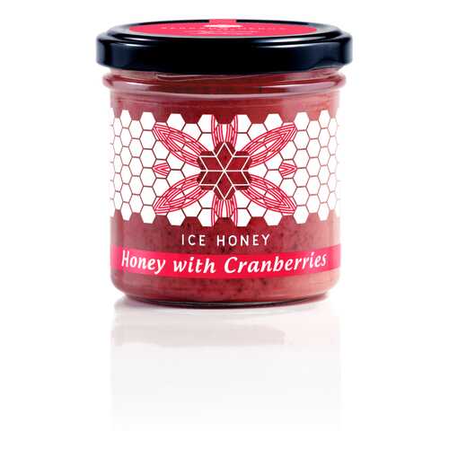 Мед Ice honey с клюквой (Honey with Cranberries) 200 г в Верный