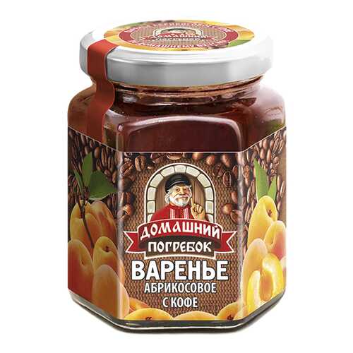 Варенье Домашний погребок из абрикоса с кофе 240 г в Верный