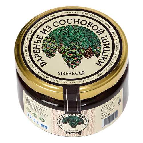 Варенье Sibereco из сосновой шишки 250 г в Верный