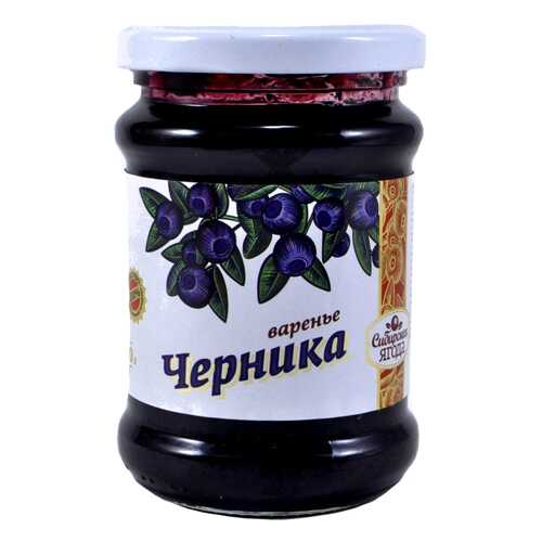 Варенье Ягода сибирская из черники 300 г в Верный