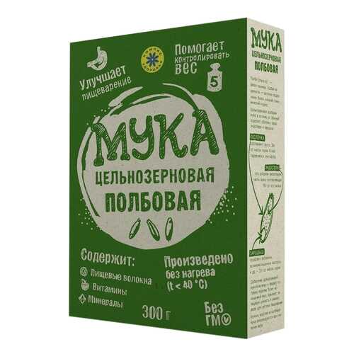 Мука цельнозерновая Компас Здоровья полбовая 300 г в Верный