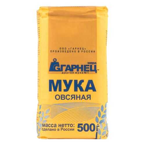 Мука Гарнец овсяная 500 г в Верный