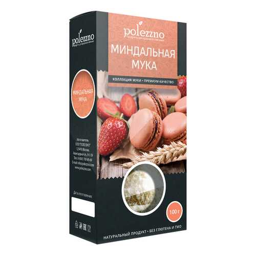 Мука Polezzno миндальная 100 г в Верный