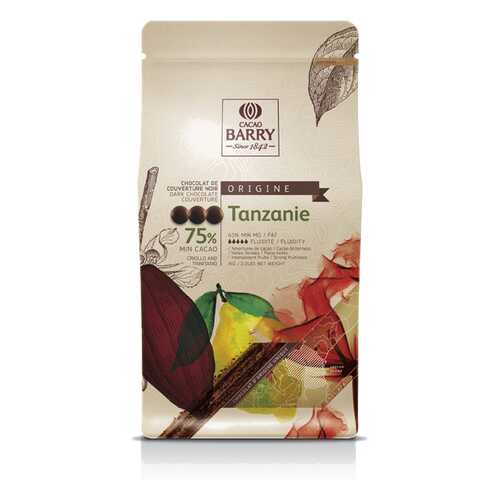 Шоколад Cacao Barry TANZANIE - Темный, 75%, 1кг. в Верный