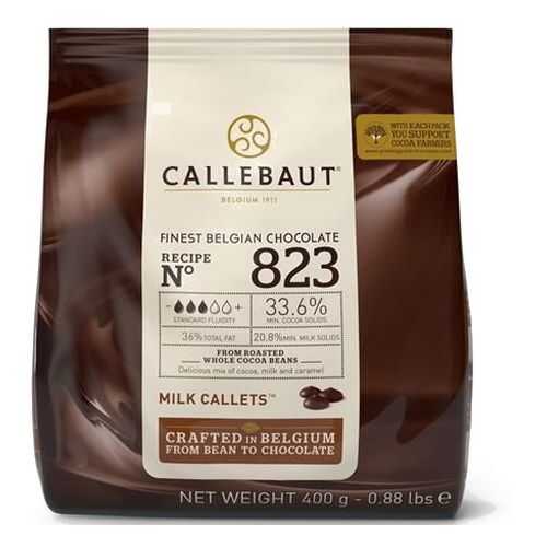 Шоколад молочный Callebaut 33.6% какао 0.4 кг в Верный