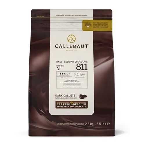 Шоколад темный Callebaut 54.5% какао (811-RT-U71) 2.5 кг в Верный