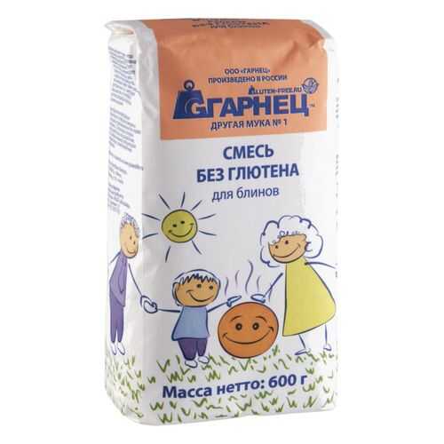 Смесь для блинов Гарнец без глютена 600 г в Верный