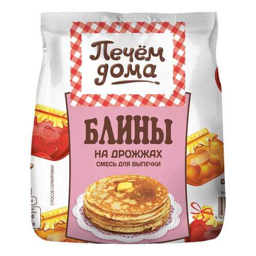 Смесь для выпечки Печем дома блины на дрожжах 400 г в Верный