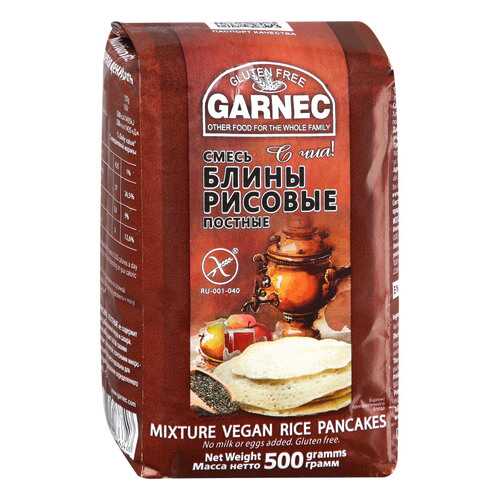 Смесь Garnec блины рисовые постные без глютена 500 г в Верный