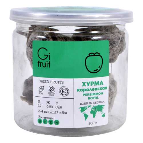 Хурма Королевская сушеная GIFRUIT, 200г в Верный