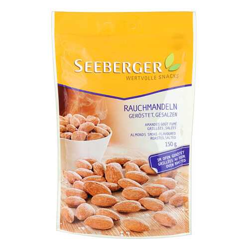 Миндаль копченый обжареный с солью Seeberger 150 г в Верный