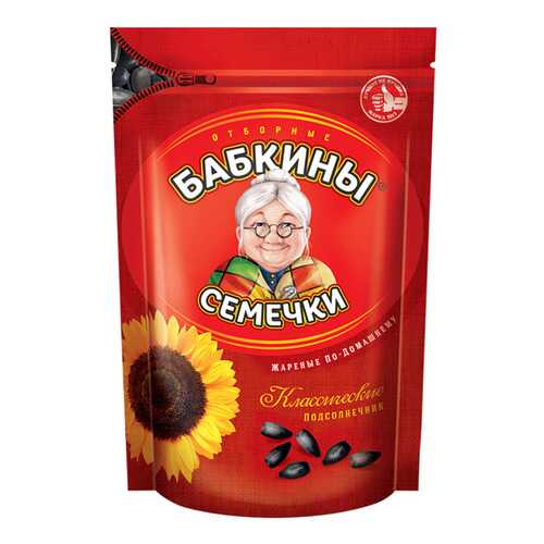 Семечки Бабкины жареные 300 г в Верный
