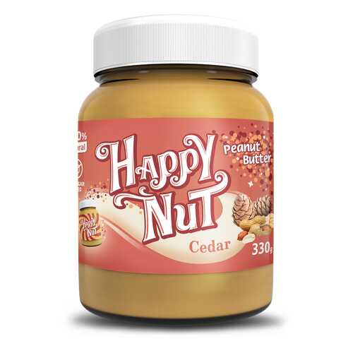 Арахисовая паста Happy Nut Cedar с кедром 330 г в Верный
