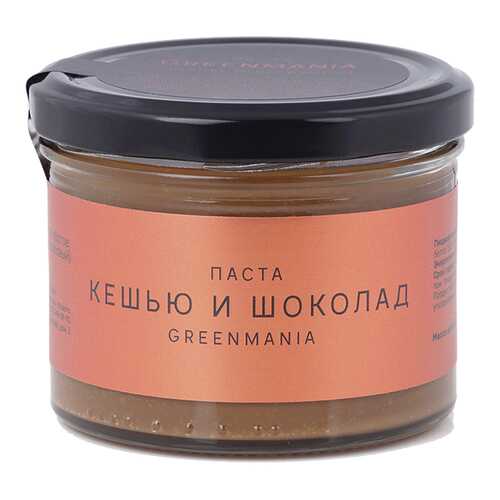 Паста GreenMania кешью и шоколад 200 г в Верный