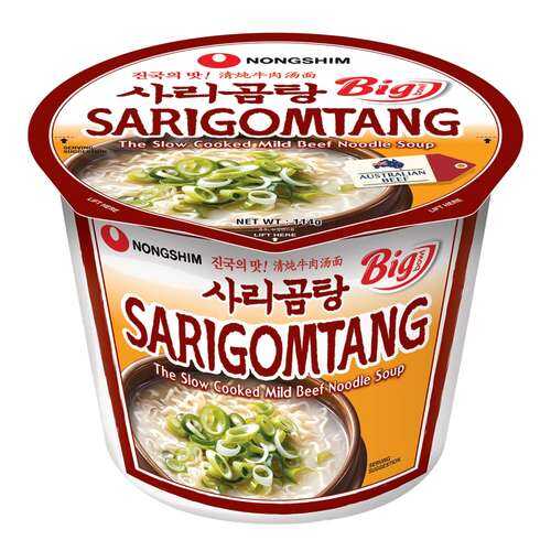 Лапша быстрого приготовления Саригомтанг Nongshim, чашка 114 г в Верный
