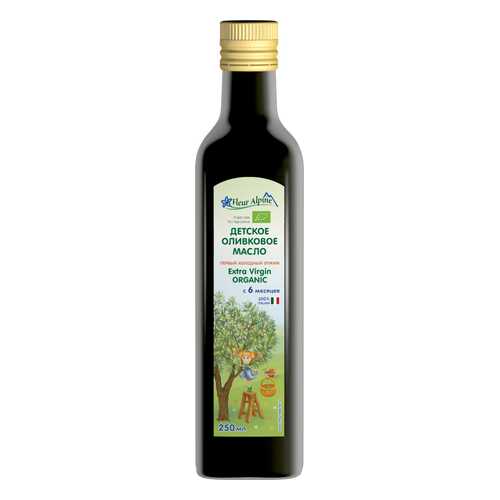 Масло детское оливковое Fleur Alpine Органик, 6 мес., 250, 12 бутылок в Верный