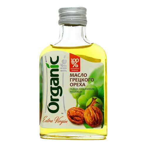 Масло грецкое Organic Life пищевое нерафинированное 100 мл в Верный