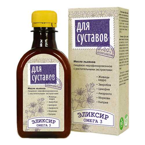 Масло льняное Компас Здоровья для суставов 200 мл в Верный