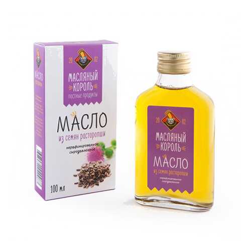 Масло Масляный Король масло из семян расторопши 100 мл в Верный