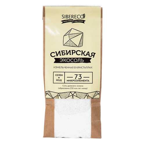 Экосоль Sibereco сибирская молотая 500 г в Верный