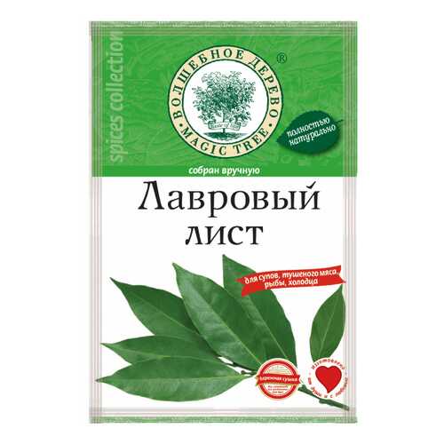 Лавровый лист Волшебное дерево целый 10 г в Верный