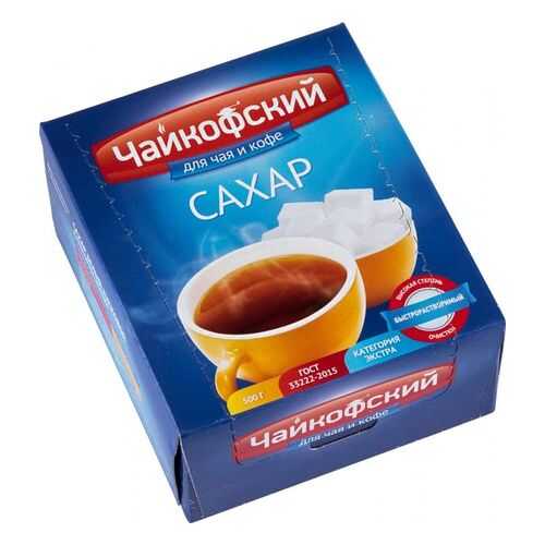 Сахар Чайкофский белый кусковой 500 г в Верный