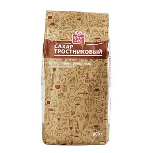 Сахар Fine Life тростниковый нерафинированный кристаллический 900 г в Верный