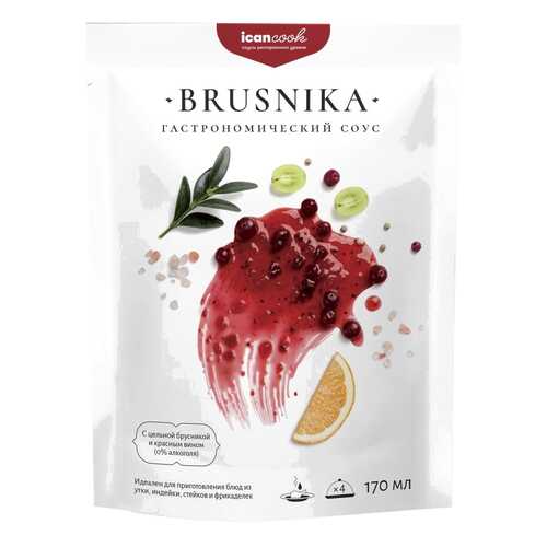 Соус icancook Brusnika гастрономический 170 мл в Верный