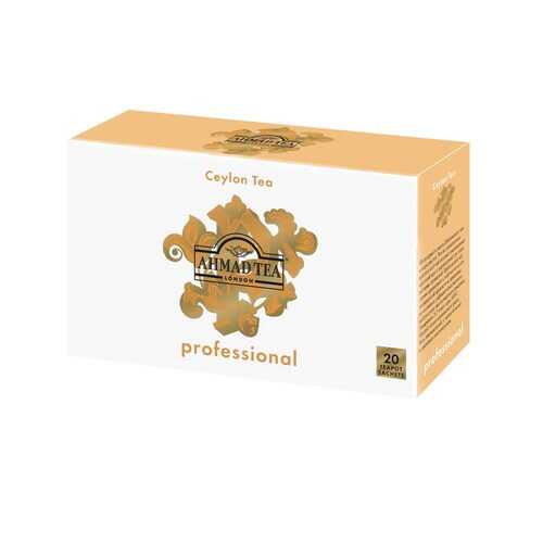 Чай Ahmad Tea Professional Цейлонский OP чёрный, листовой, в пакетах для чайников, 20х5г в Верный